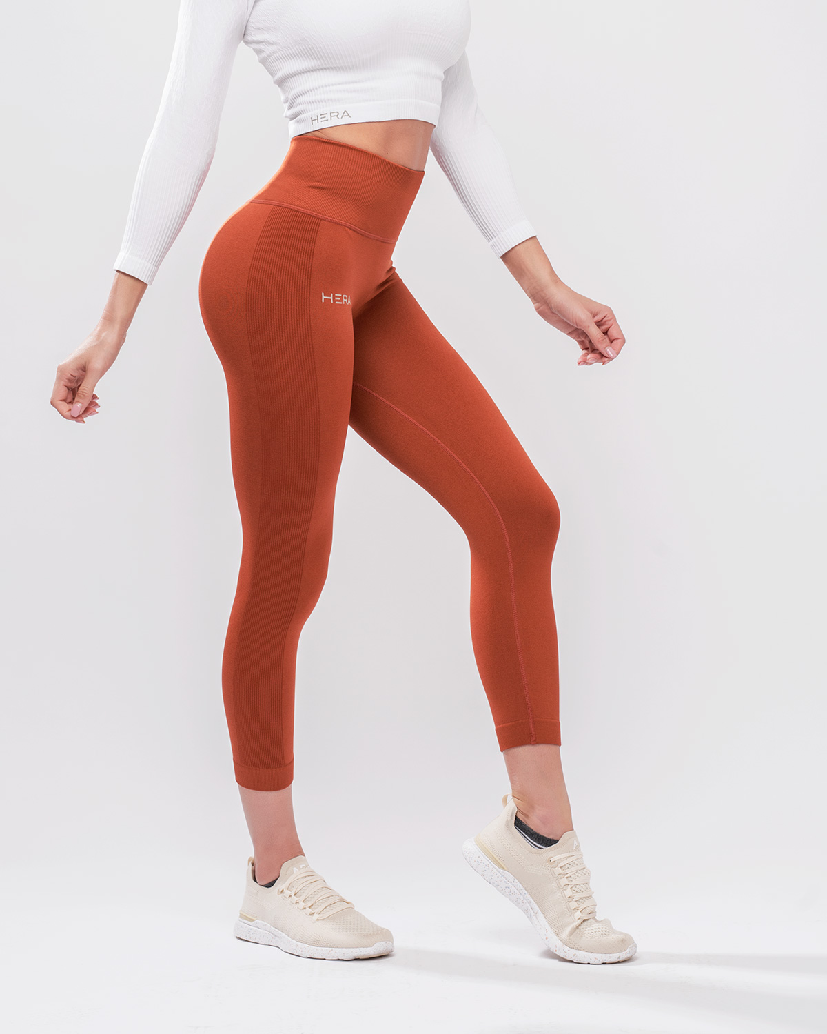 HERA - Tria Seamless Leggings Rust - TIYE the coolest sportswear