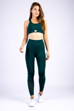 SIA Green Sports Bra & Leggings