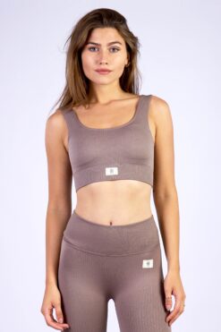 VIVI Brown Sports Bra