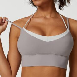 Nova Grey Sports Bra